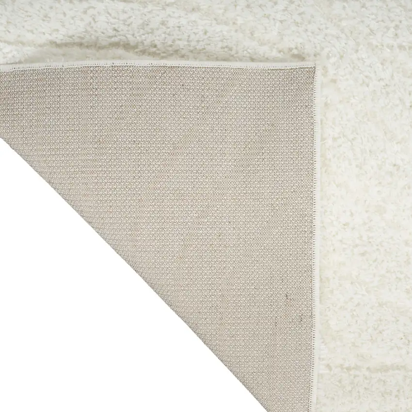 Ivory Abstract Power Loom Area Rug Photo 6