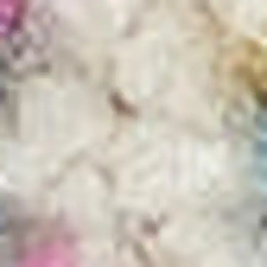 Ivory And Blue Abstract Area Rug Photo 1