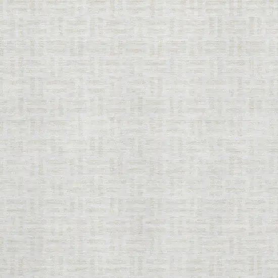 Ivory And Beige Abstract Geometric Washable Area Rug With UV Protection Photo 4