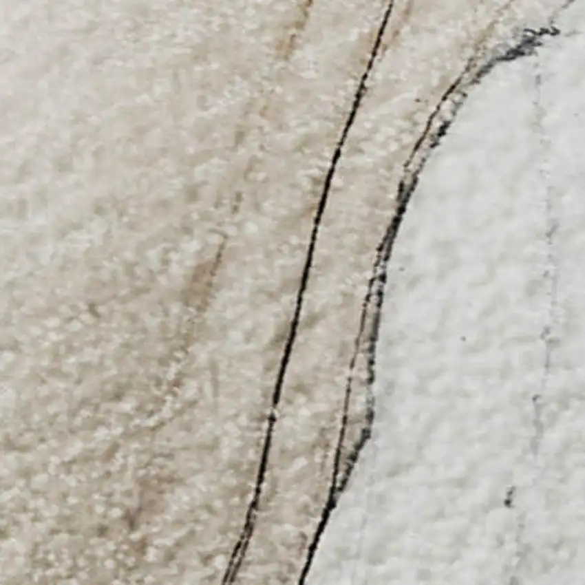 Ivory And Beige Abstract Washable Area Rug With UV Protection Photo 9