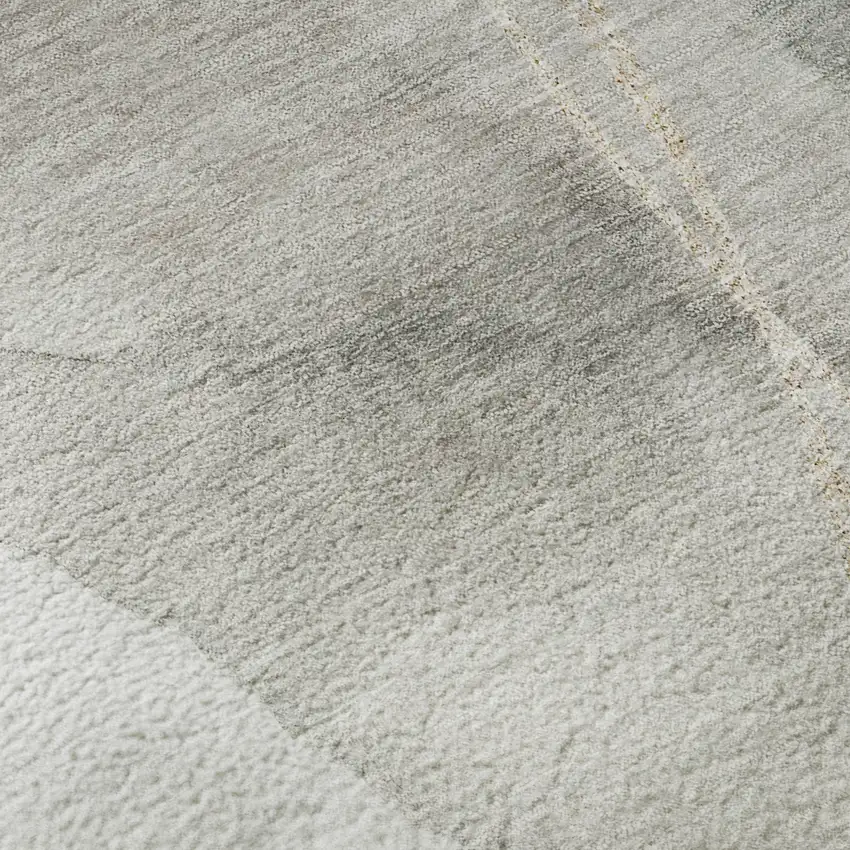 Ivory And Beige Abstract Washable Area Rug With UV Protection Photo 3