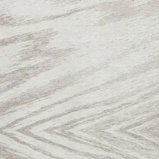 Ivory And Beige Abstract Washable Area Rug With UV Protection Photo 3