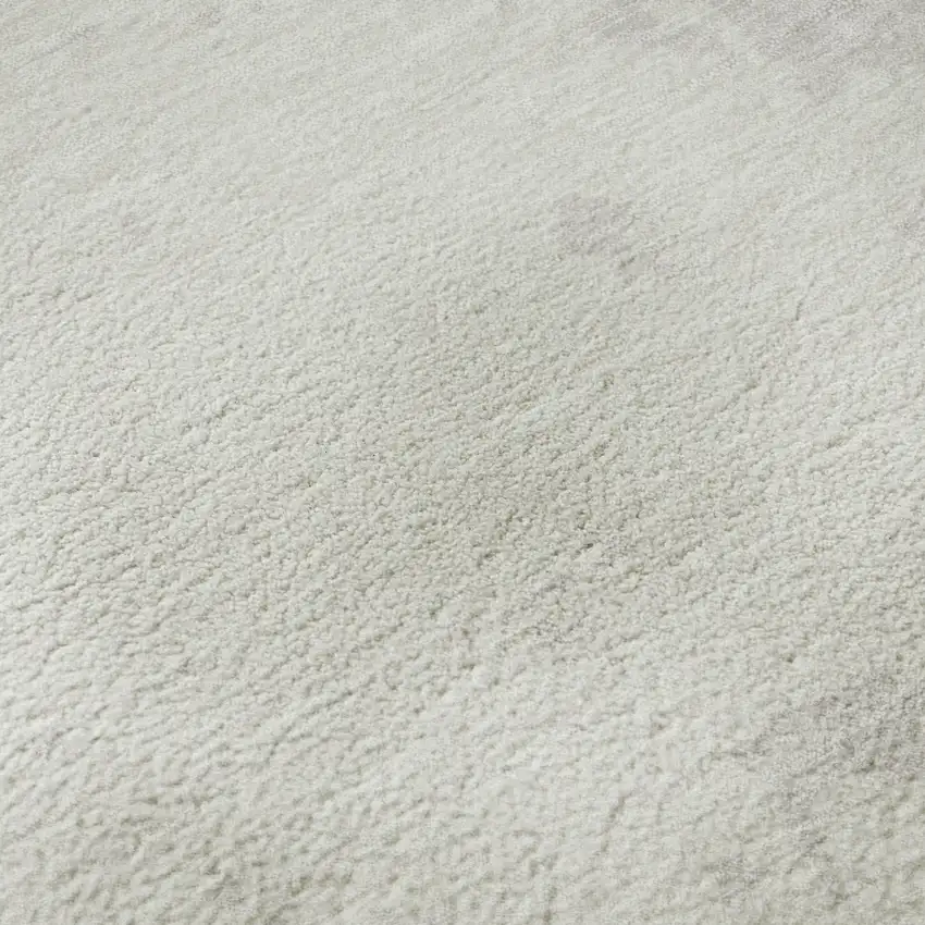 Ivory And Beige Abstract Washable Area Rug With UV Protection Photo 9