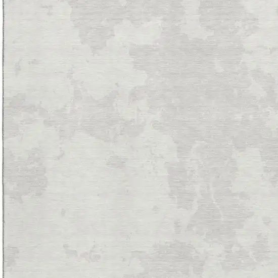 Ivory And Beige Abstract Washable Area Rug With UV Protection Photo 4