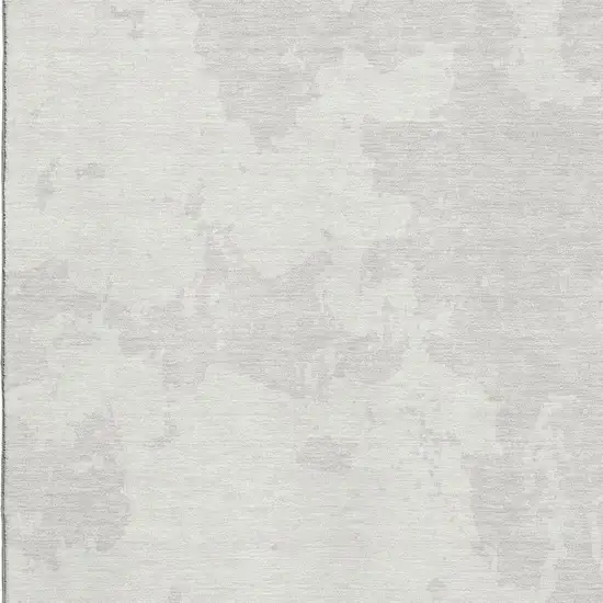 Ivory And Beige Abstract Washable Area Rug With UV Protection Photo 3