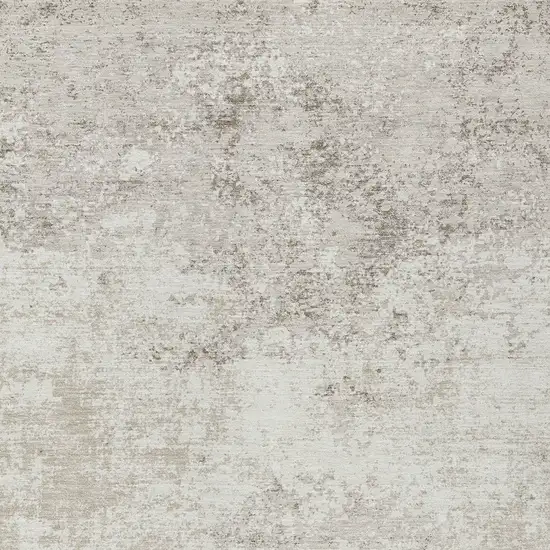 Ivory And Beige Abstract Washable Indoor Outdoor Area Rug Photo 6