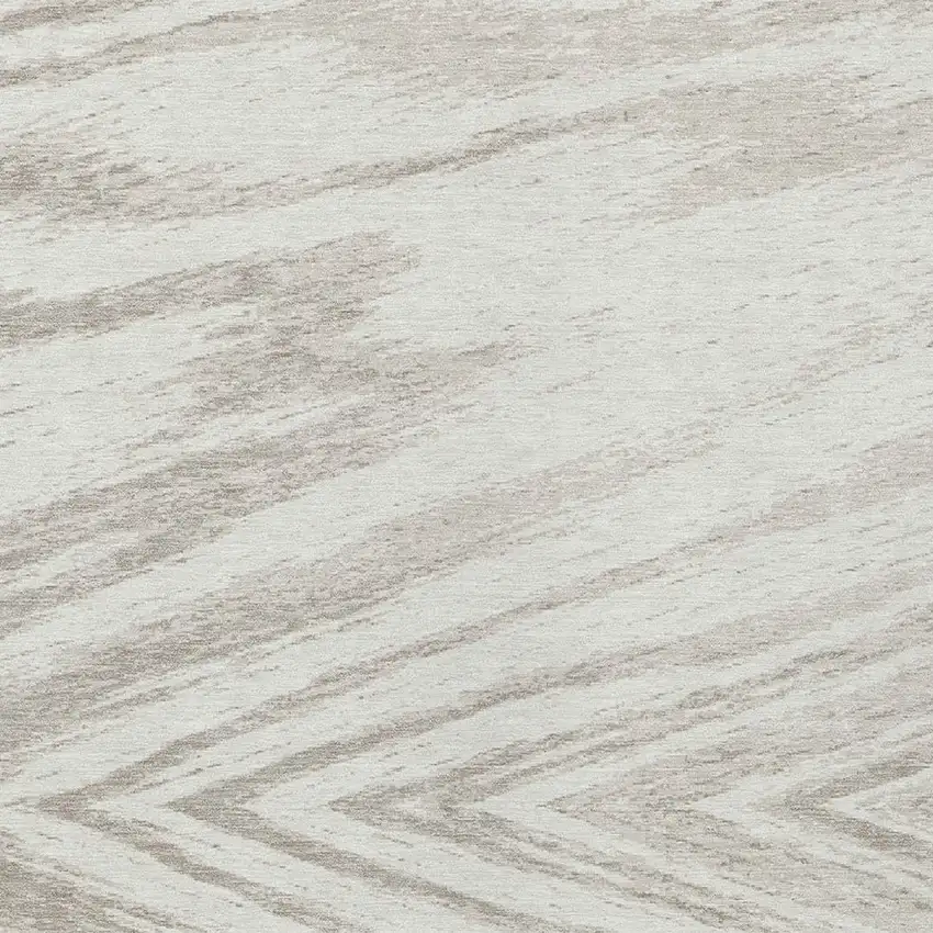 Ivory And Beige Abstract Washable Indoor Outdoor Area Rug Photo 6