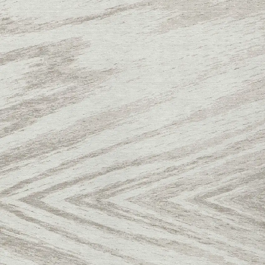 Ivory And Beige Abstract Washable Indoor Outdoor Area Rug Photo 6