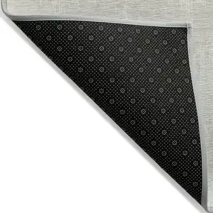 Photo of Ivory And Beige Chevron Washable Indoor Outdoor Area Rug