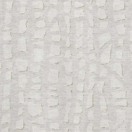 Ivory And Beige Cobblestone Washable Area Rug With UV Protection Photo 3