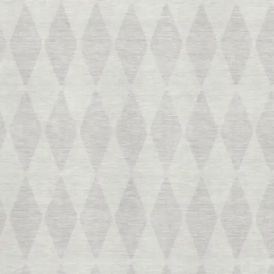 Ivory And Beige Diamond Washable Area Rug With UV Protection Photo 3