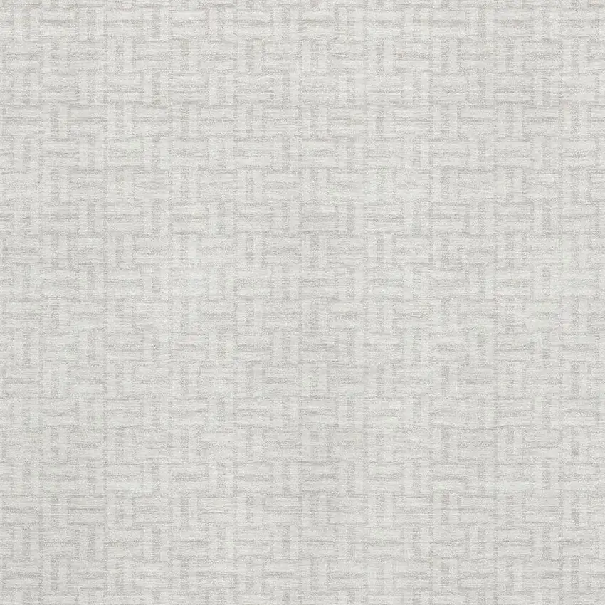 Ivory And Beige Geometric Washable Area Rug With UV Protection Photo 3