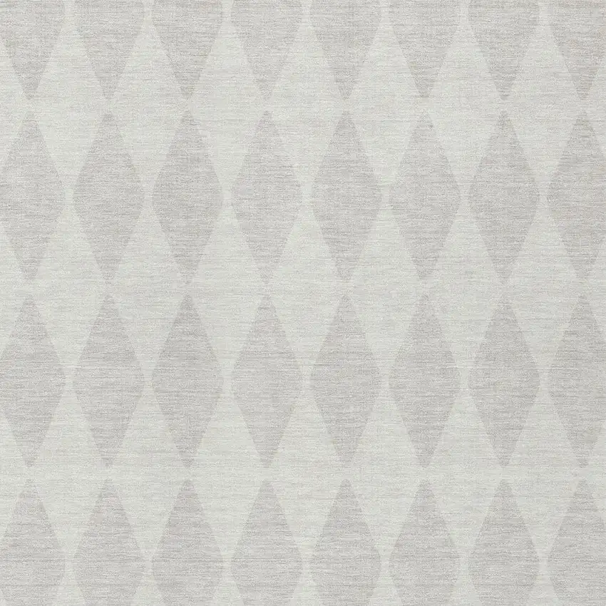 Ivory And Beige Geometric Washable Indoor Outdoor Area Rug Photo 5