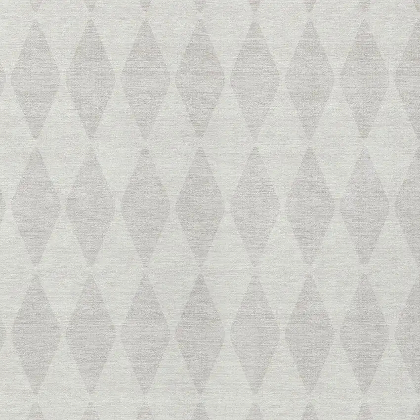 Ivory And Beige Geometric Washable Indoor Outdoor Area Rug Photo 5
