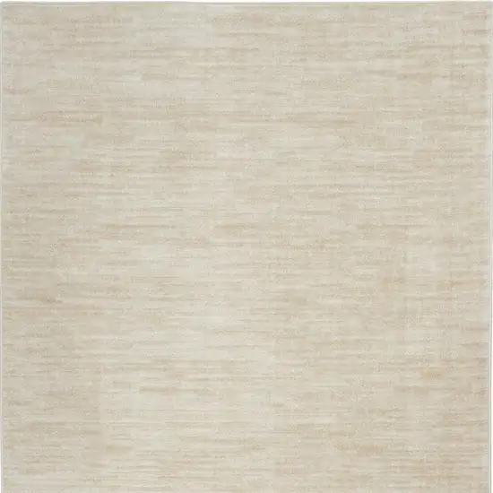 Beige And Ivory Indoor Outdoor Area Rug Photo 7