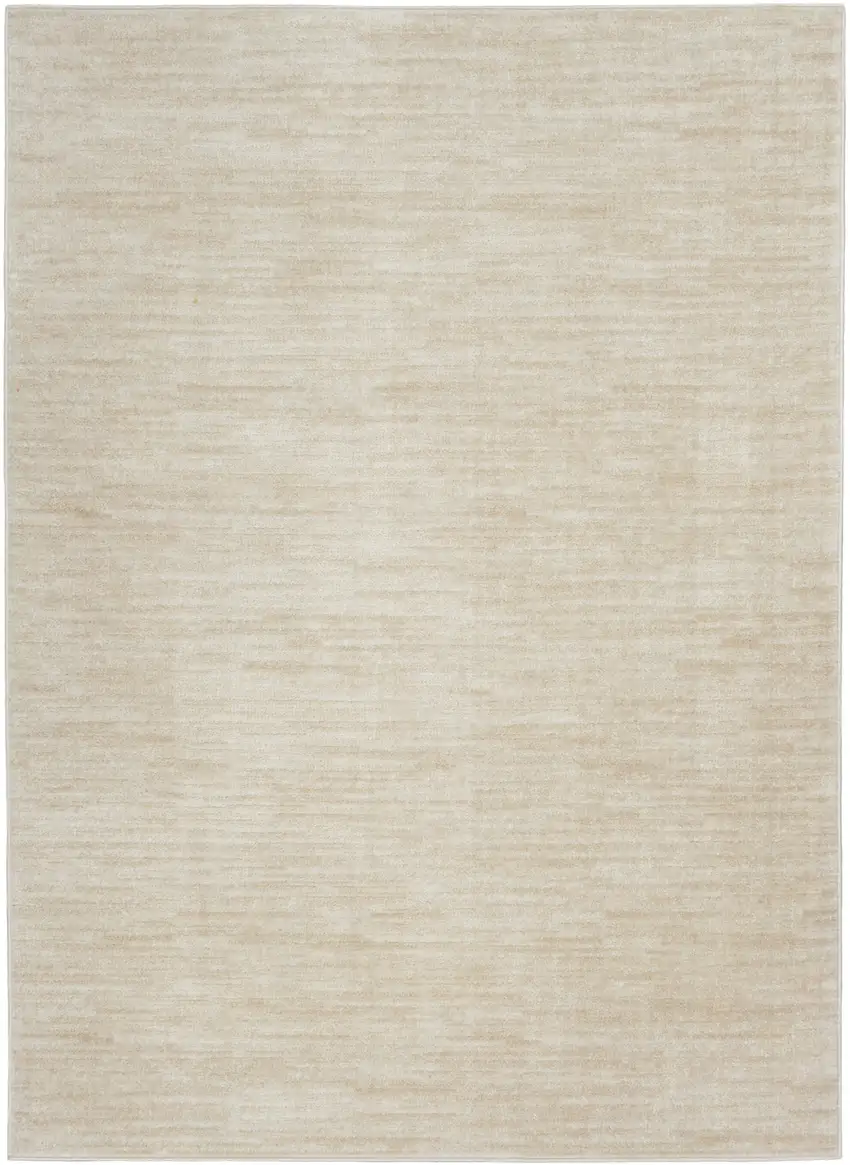 Ivory And Beige Non Skid Indoor Outdoor Area Rug Photo 1