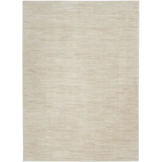 Beige And Ivory Indoor Outdoor Area Rug Photo 2