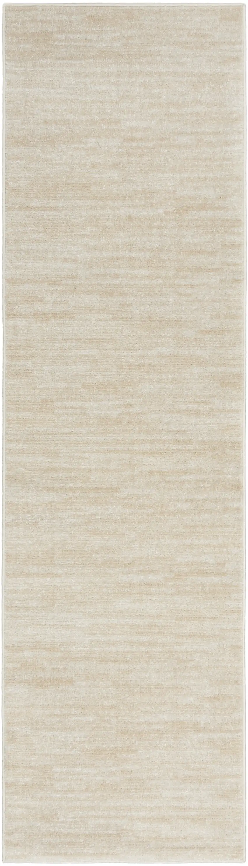 Ivory And Beige Non Skid Indoor Outdoor Runner Rug Photo 3