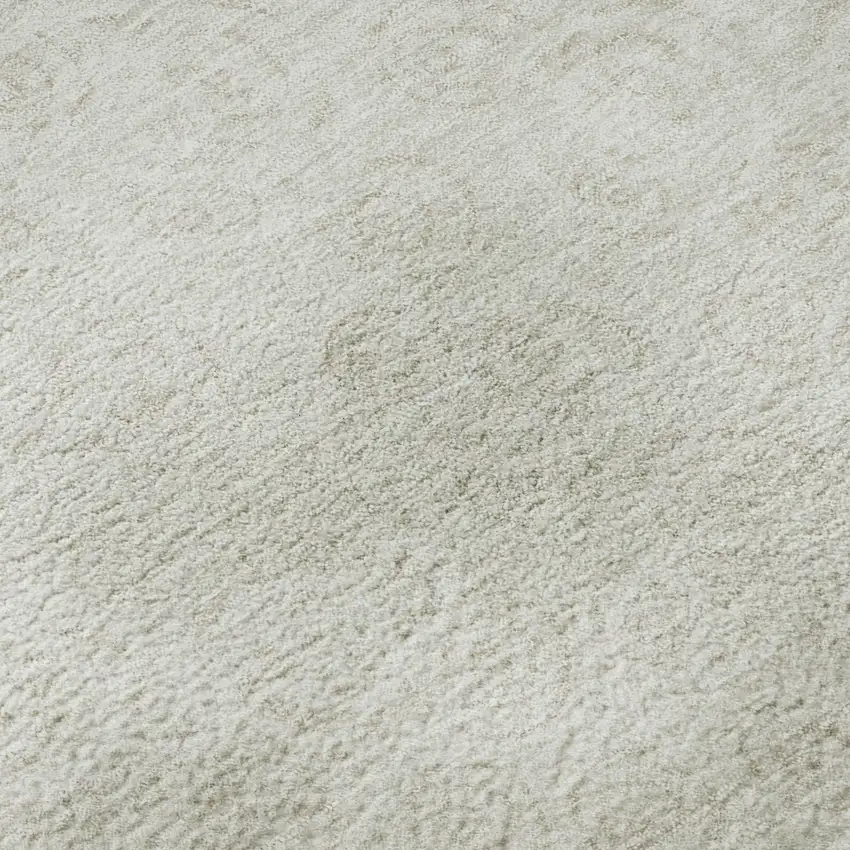 Ivory And Beige Polka Dot Washable Area Rug With UV Protection Photo 9