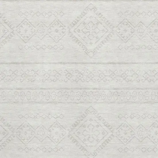 Ivory And Beige Southwestern Washable Area Rug With UV Protection Photo 3