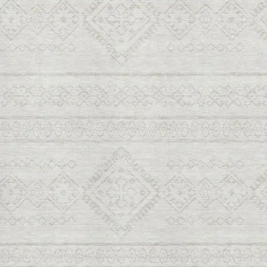 Ivory And Beige Southwestern Washable Area Rug With UV Protection Photo 3