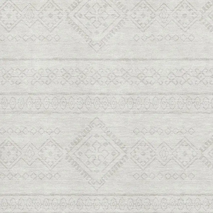 Ivory And Beige Southwestern Washable Area Rug With UV Protection Photo 3