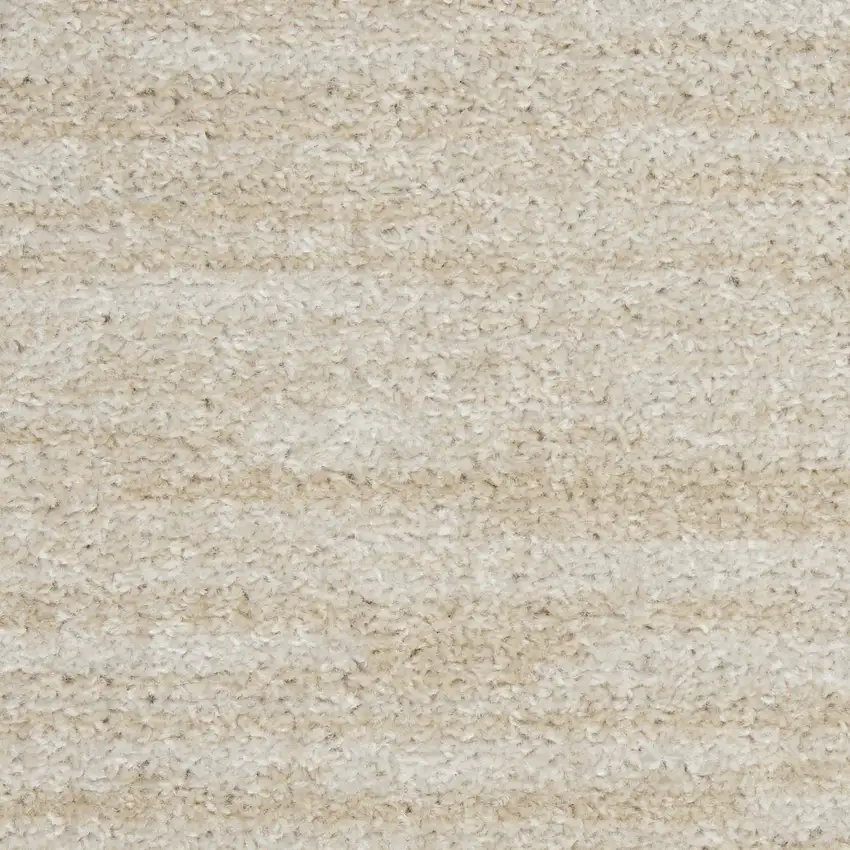 Beige And Ivory Square Indoor Outdoor Area Rug Photo 9