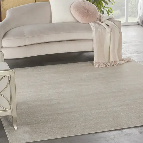 Ivory And Beige Square Non Skid Indoor Outdoor Area Rug Photo 7