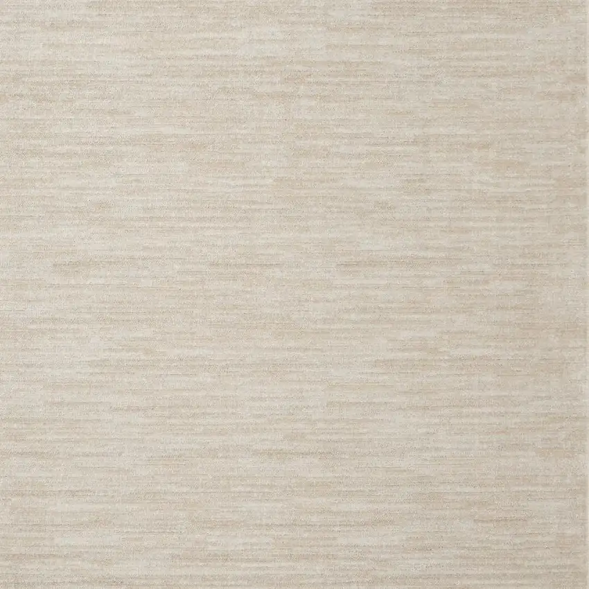 Beige And Ivory Square Indoor Outdoor Area Rug Photo 4