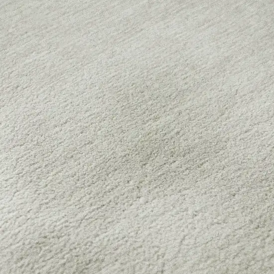 Ivory And Beige Striped Washable Area Rug With UV Protection Photo 1