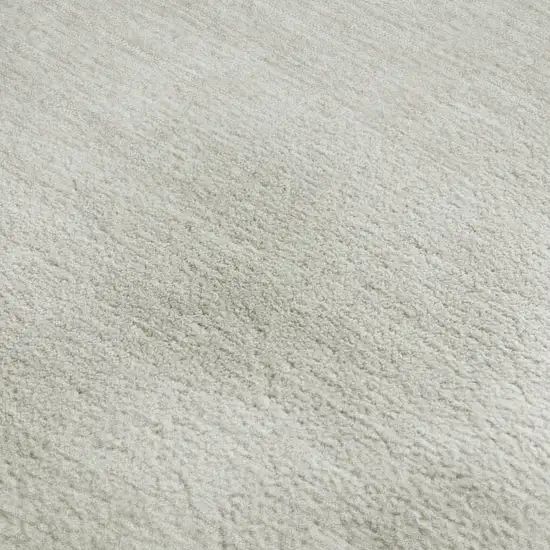 Ivory And Beige Striped Washable Area Rug With UV Protection Photo 4