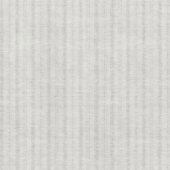 Ivory And Beige Striped Washable Area Rug With UV Protection Photo 3