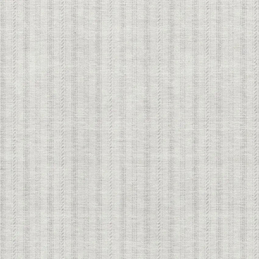 Ivory And Beige Striped Washable Area Rug With UV Protection Photo 3