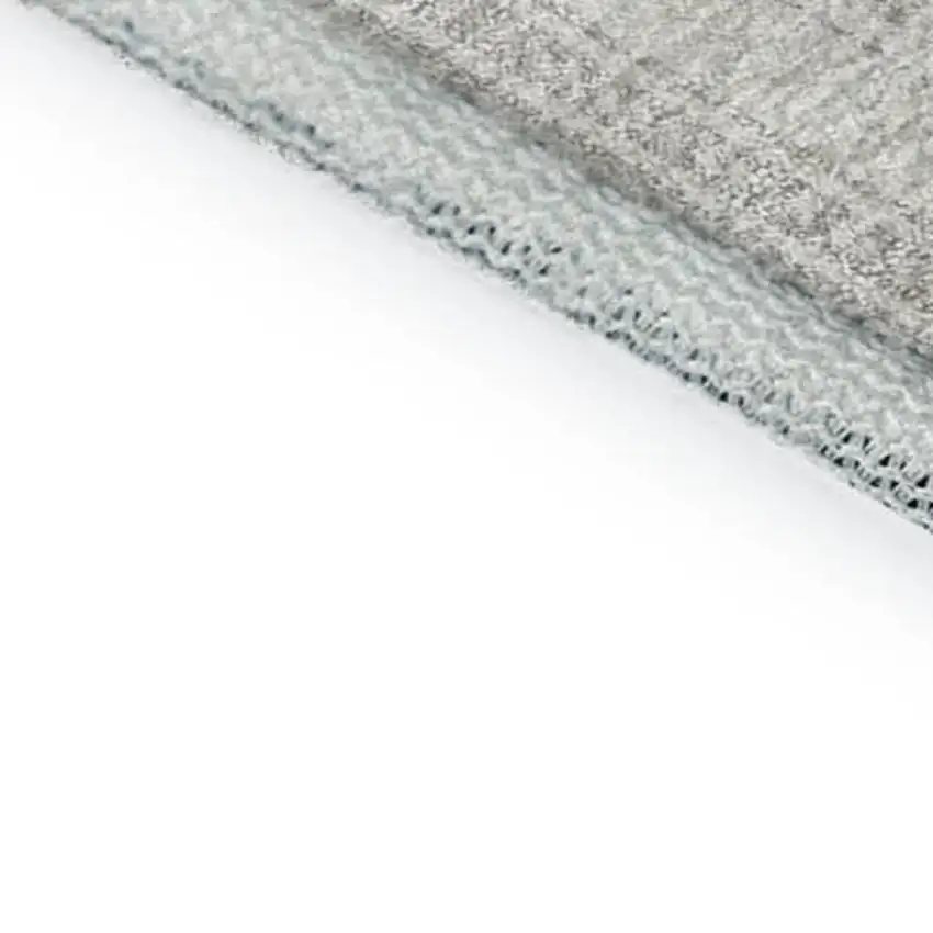 Ivory And Beige Striped Washable Area Rug With UV Protection Photo 6