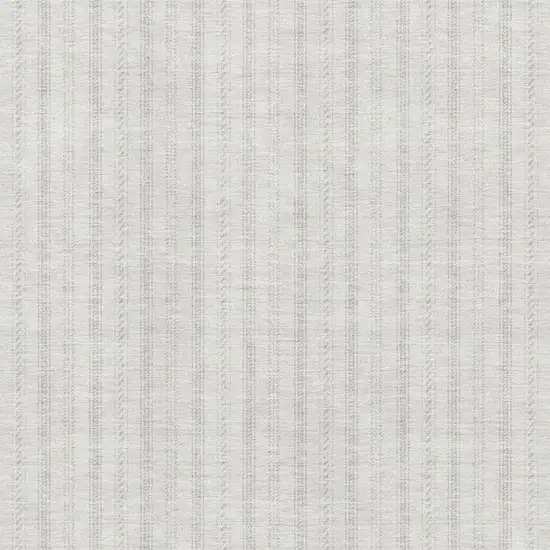 Ivory And Beige Striped Washable Area Rug With UV Protection Photo 3