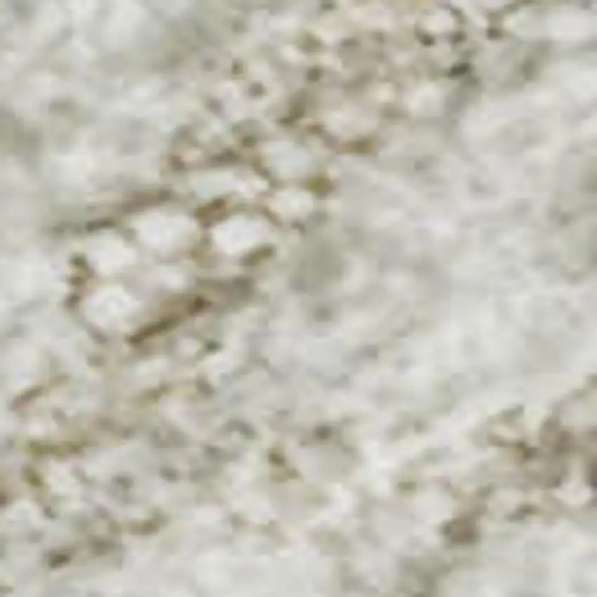 Ivory And Beige Striped Washable Area Rug With UV Protection Photo 3