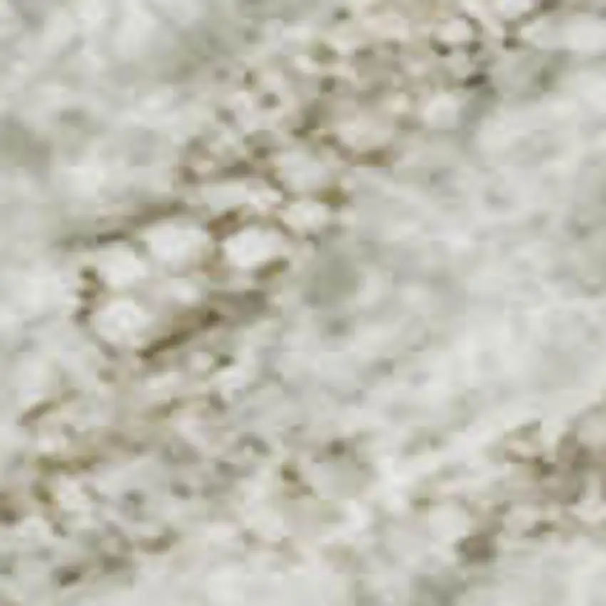 Ivory And Beige Striped Washable Area Rug With UV Protection Photo 2