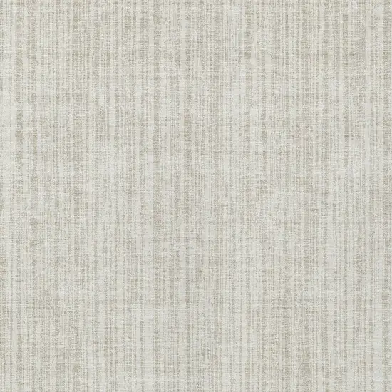 Ivory And Beige Striped Washable Indoor Outdoor Area Rug Photo 4