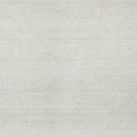 Ivory And Beige Striped Washable Indoor Outdoor Area Rug Photo 6