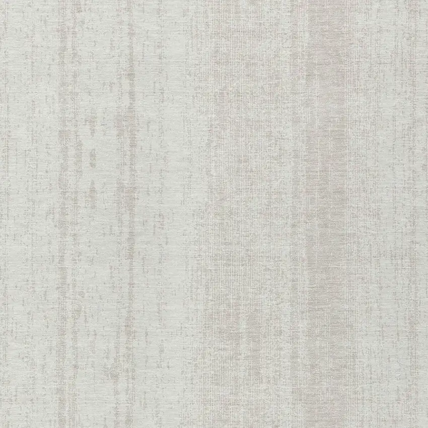 Ivory And Beige Striped Washable Indoor Outdoor Area Rug Photo 6
