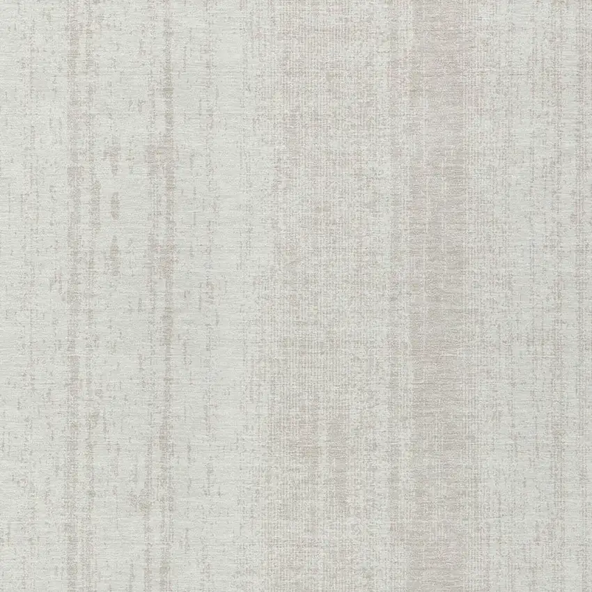 Ivory And Beige Striped Washable Indoor Outdoor Area Rug Photo 6