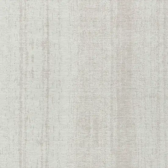 Ivory And Beige Striped Washable Indoor Outdoor Area Rug Photo 6