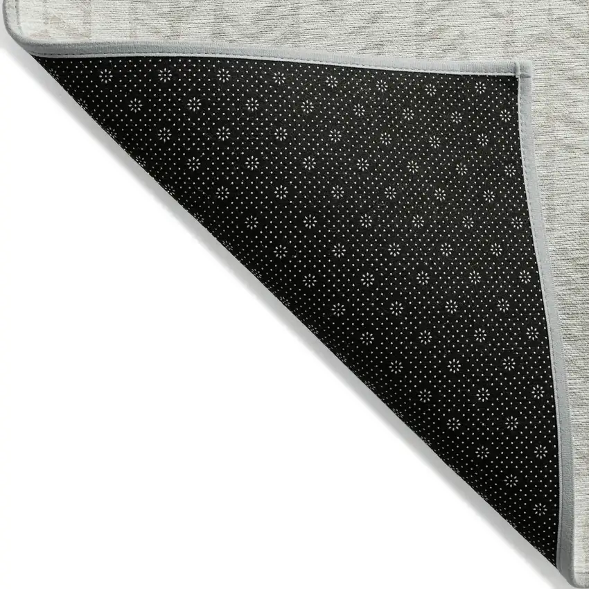 Ivory And Beige Tribal Washable Indoor Outdoor Area Rug Photo 4
