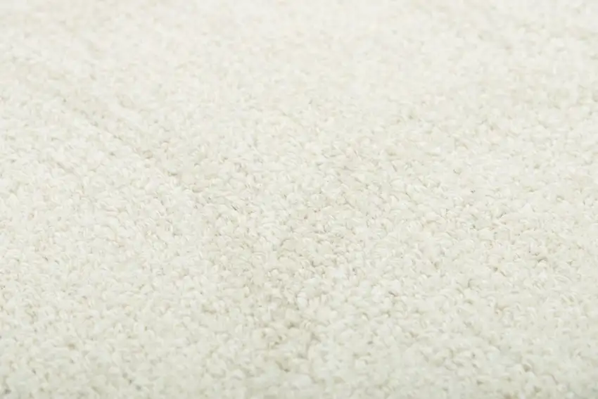 Ivory And Beige Wool Geometric Hand Tufted Area Rug Photo 3