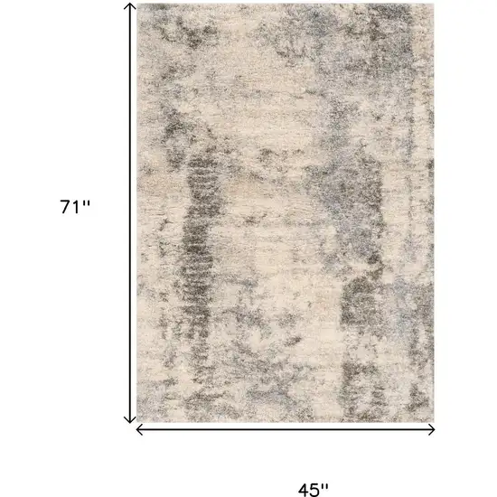 Ivory And Blue Area Rug Photo 3