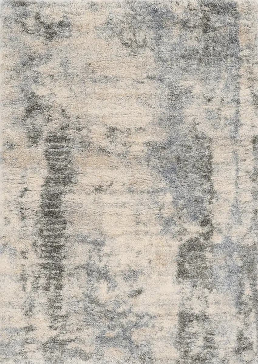 Ivory And Blue Area Rug Photo 8