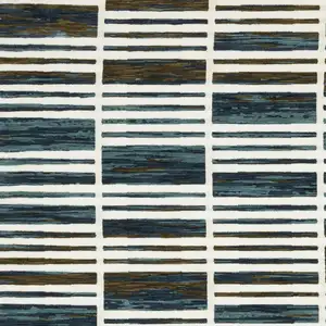 Photo of Ivory And Blue Geometric Area Rug