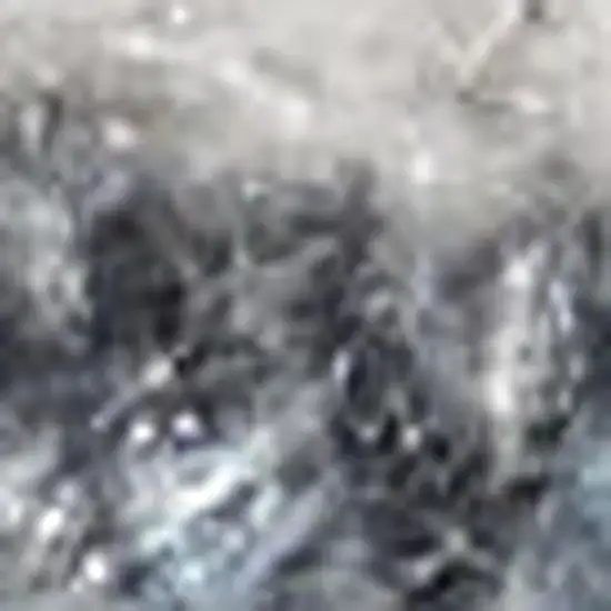 Ivory And Blue Geometric Washable Area Rug Photo 3