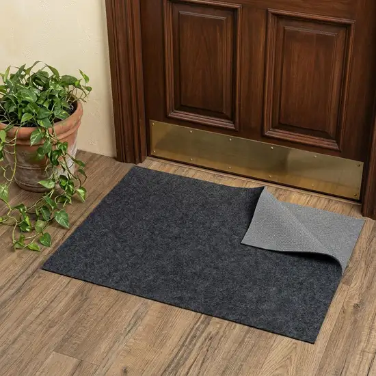 Ivory And Blue Oriental Washable Area Rug Photo 1