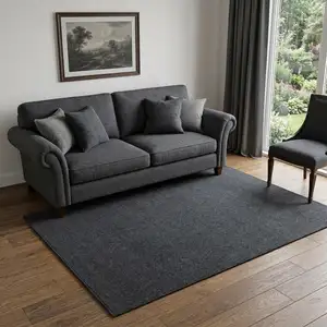 Photo of Ivory And Blue Oriental Washable Area Rug